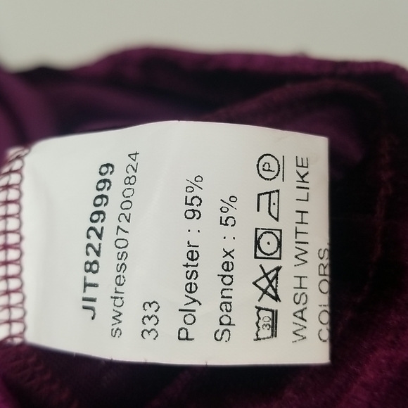 Deep Purple Velvet Dress w Pearl Embellishments Whimsigoth - Picture 7 of 8